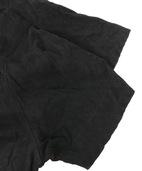 EMPORIO ARMANI（エンポリオアルマーニ）EMPORIO ARMANI (エンポリオアルマーニ) コットンクルーネックTシャツ ブラック サイズ:Lの古着・服飾アイテム