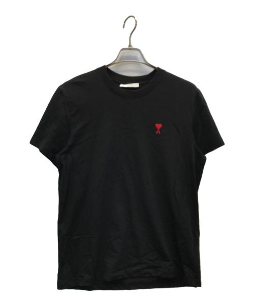 ami（アミ）ami (アミ) クルーネックロゴTシャツ ブラック サイズ:Mの古着・服飾アイテム
