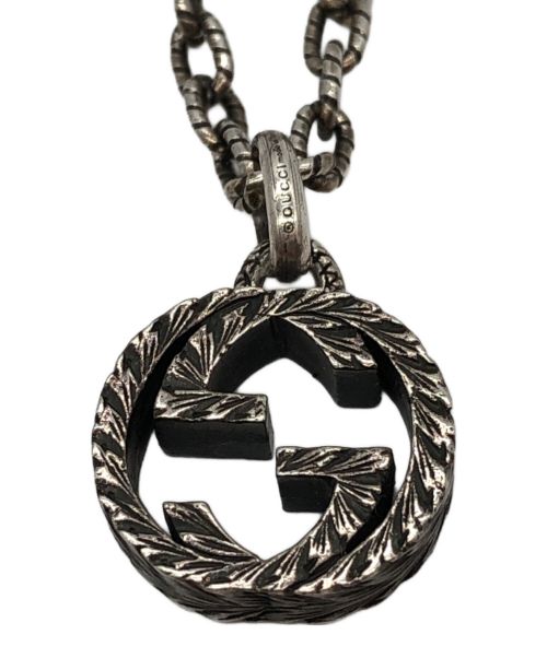 GUCCI（グッチ）GUCCI (グッチ) インターロッキングGペンダント シルバーの古着・服飾アイテム