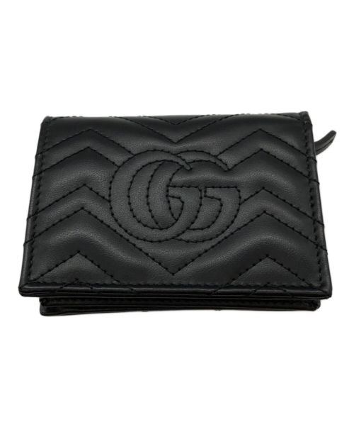 GUCCI（グッチ）GUCCI (グッチ) ダブルG シェブロンキルティング ブラックの古着・服飾アイテム