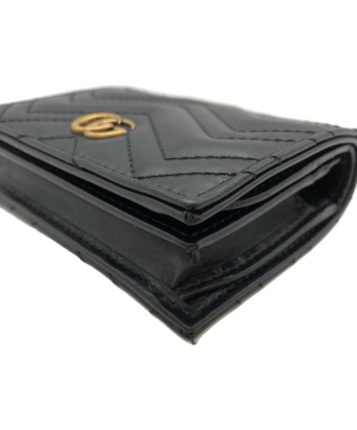 GUCCI（グッチ）GUCCI (グッチ) ダブルG シェブロンキルティング ブラックの古着・服飾アイテム