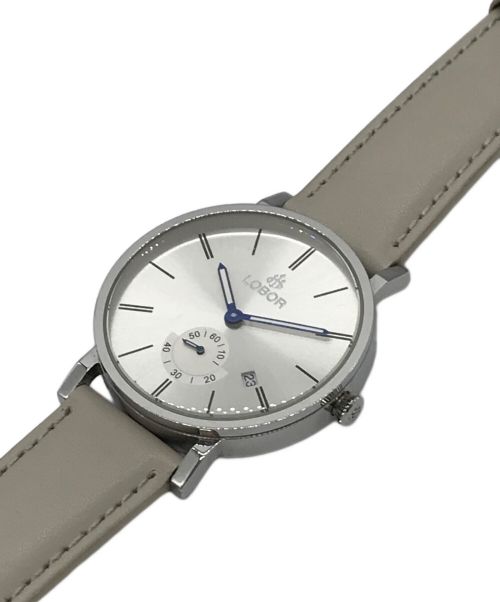 LOBOR（ロバー）LOBOR (ロバー) GLACIER LAMBERT リストウォッチ アイボリーの古着・服飾アイテム