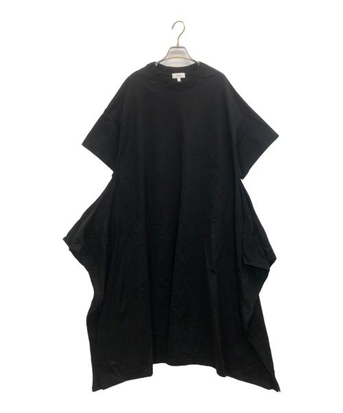 HYKE（ハイク）HYKE (ハイク) ビッグ フィット ワンピース ブラック サイズ:1の古着・服飾アイテム