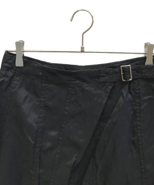 tricot COMME des GARCONS（トリココムデギャルソン）tricot COMME des GARCONS (トリココムデギャルソン) カットオフキュプラスカート ブラック サイズ:Mの古着・服飾アイテム