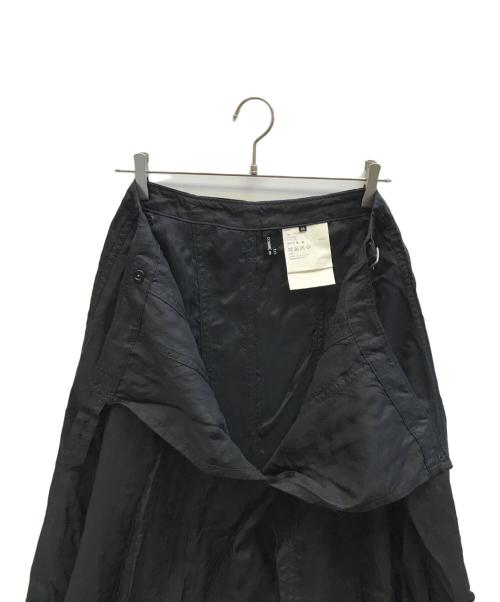 tricot COMME des GARCONS（トリココムデギャルソン）tricot COMME des GARCONS (トリココムデギャルソン) カットオフキュプラスカート ブラック サイズ:Mの古着・服飾アイテム