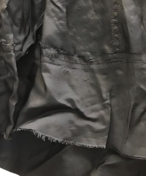 tricot COMME des GARCONS（トリココムデギャルソン）tricot COMME des GARCONS (トリココムデギャルソン) カットオフキュプラスカート ブラック サイズ:Mの古着・服飾アイテム