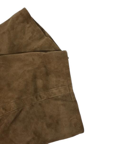 CCU（シーシーユー）CCU (シーシーユー) SHEEP SUEDE WORK SHIRTS JACKET S/S ブラウン サイズ:1の古着・服飾アイテム