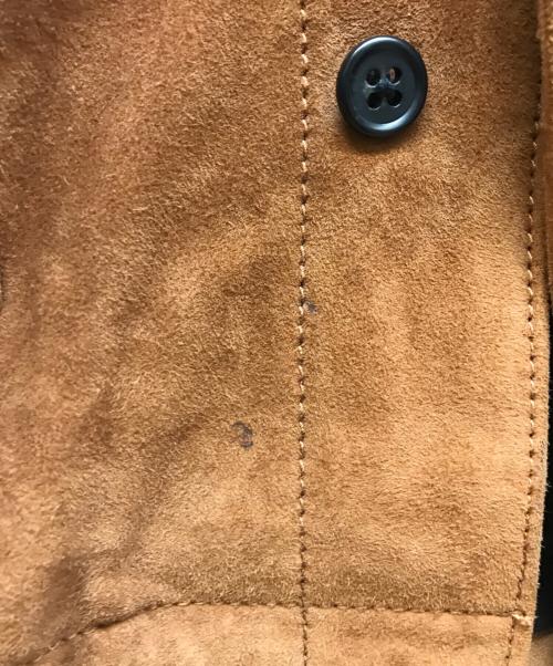 CCU（シーシーユー）CCU (シーシーユー) SHEEP SUEDE WORK SHIRTS JACKET S/S ブラウン サイズ:1の古着・服飾アイテム
