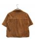 CCU (シーシーユー) SHEEP SUEDE WORK SHIRTS JACKET S/S ブラウン サイズ:1：12000円