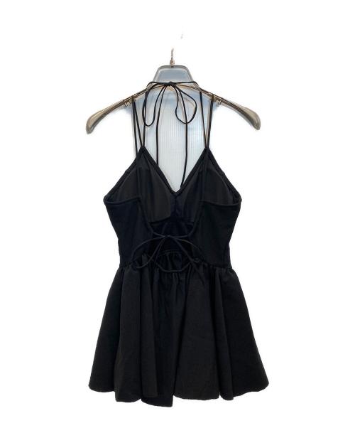 Ameri（アメリ）AMERI (アメリ) WAVE PEPLUM SWIMWEAR ブラック サイズ:Mの古着・服飾アイテム