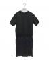 SueUNDERCOVER（スーアンダーカバー）の古着「スウェットドッキングワンピース」｜ブラック