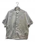 THE RERACSザ リラクス）の古着「ピンストライプS/Sシャツ」｜グレー