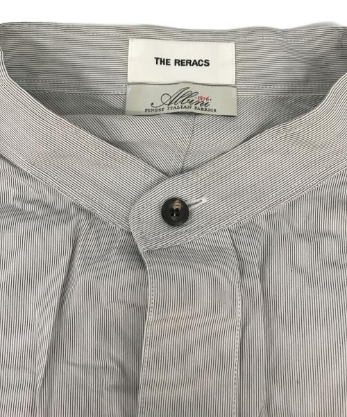 THE RERACS（ザ リラクス）THE RERACS (ザ リラクス) ピンストライプS/Sシャツ グレー サイズ:Fの古着・服飾アイテム