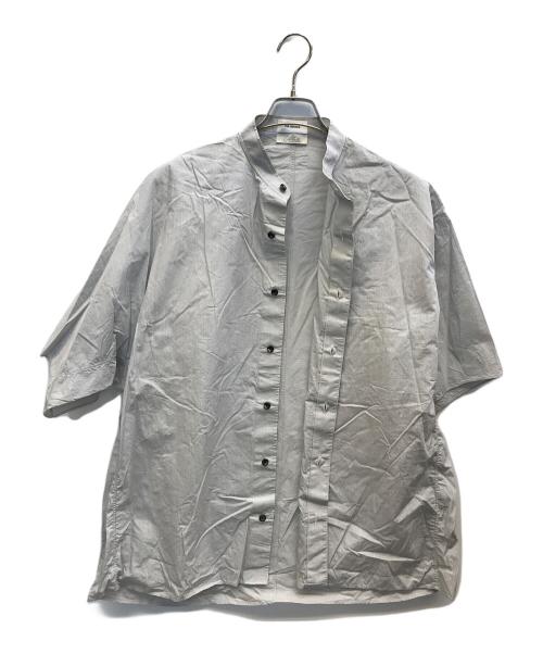 THE RERACS（ザ リラクス）THE RERACS (ザ リラクス) ピンストライプS/Sシャツ グレー サイズ:Fの古着・服飾アイテム