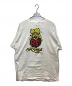 ALL SPORTオールスポーツ）の古着「ラットフィンクプリントTシャツ」｜ホワイト