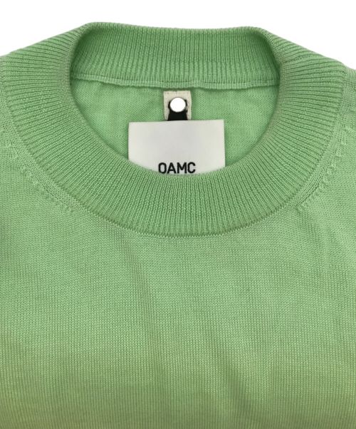 OAMC（オーエーエムシー）OAMC (オーエーエムシー) FITZSIMMONS CREWNECK グリーン サイズ:Lの古着・服飾アイテム