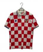 LOTTOロット）の古着「96 クロアチア代表ホームモデル ゲームシャツ」｜ホワイト×レッド