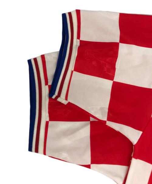 LOTTO（ロット）LOTTO (ロット) 96 クロアチア代表ホームモデル ゲームシャツ ホワイト×レッド サイズ:Lの古着・服飾アイテム