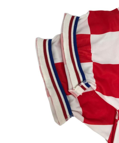 LOTTO（ロット）LOTTO (ロット) 96 クロアチア代表ホームモデル ゲームシャツ ホワイト×レッド サイズ:Lの古着・服飾アイテム