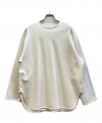 YORIヨリ）の古着「ぬくぬくteeブラウス」｜ホワイト