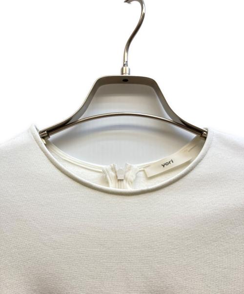 YORI（ヨリ）yori (ヨリ) ぬくぬくteeブラウス ホワイト サイズ:Fの古着・服飾アイテム