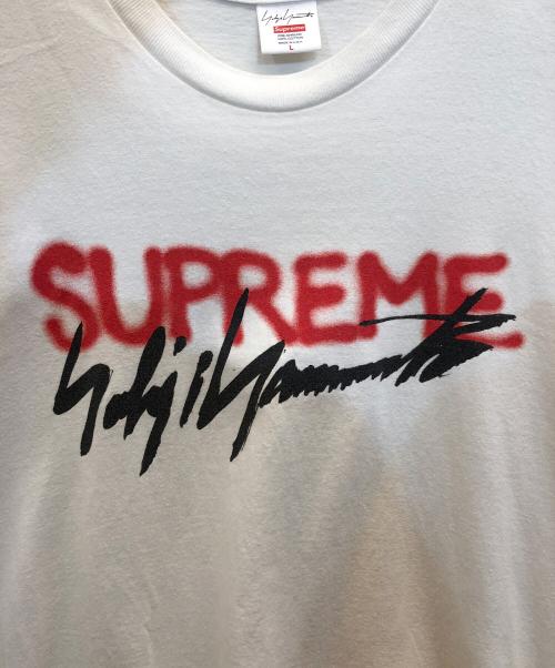 SUPREME（シュプリーム）Supreme (シュプリーム) YOHJI YAMAMOTO (ヨウジヤマモト) 20AW Logo Tee ホワイト サイズ:Lの古着・服飾アイテム