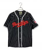 Majestic×Cooperstownマジェスティック×クーパーズタウン）の古着「ベースボールシャツ」｜ブラック