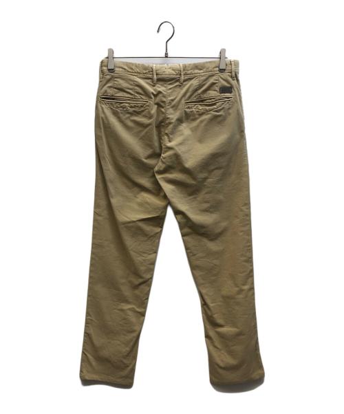 INCOTEX（インコテックス）INCOTEX (インコテックス) ウォッシュド柄織コットンパンツ ベージュ サイズ:31の古着・服飾アイテム