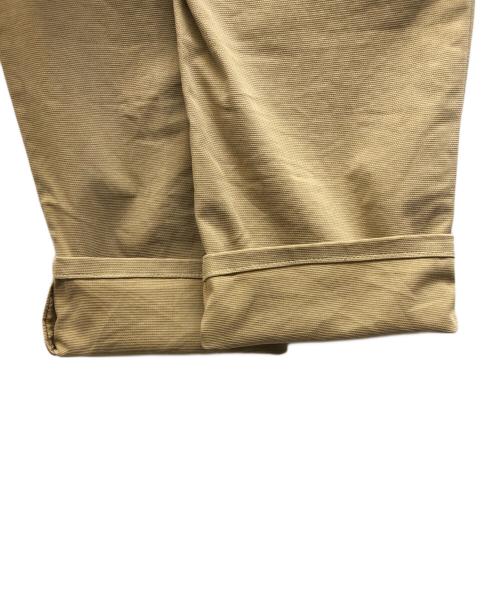 INCOTEX（インコテックス）INCOTEX (インコテックス) ウォッシュド柄織コットンパンツ ベージュ サイズ:31の古着・服飾アイテム