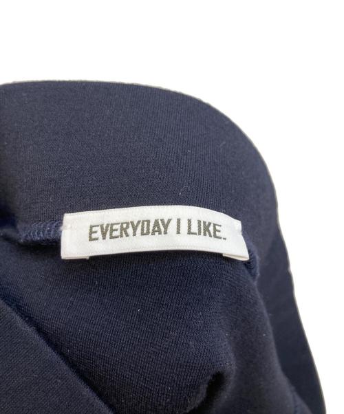 EVERYDAY I LIKE.（エヴリデイ アイ ライク）EVERYDAY I LIKE. (エヴリデイ アイ ライク) ジャージーフレアスカート ネイビー サイズ:-の古着・服飾アイテム
