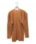 ISSEY MIYAKE (イッセイミヤケ) プリーツカーディガン オレンジ サイズ:L：9000円