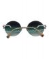 FENDI (フェンディ) ラウンドフレームサングラス シルバー×ベージュ サイズ:55□21 140：11000円