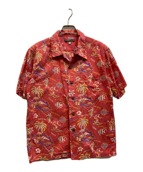Sun Surf（サンサーフ）Sun Surf (サンサーフ) アロハシャツ レッド サイズ:Sの古着・服飾アイテム
