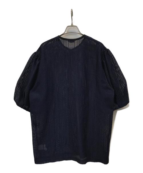 CLANE（クラネ）CLANE (クラネ) STRIPE LACE LAYERED ONE PIECE ネイビー サイズ:2の古着・服飾アイテム