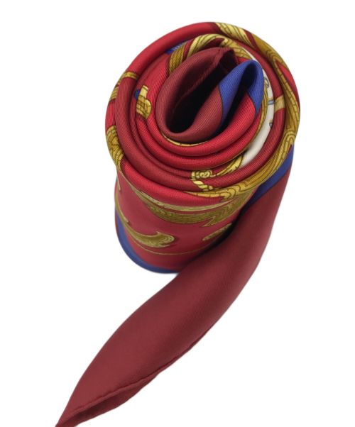 HERMES（エルメス）HERMES (エルメス) カレ90/CHEVAL TURC トルコの馬 レッドの古着・服飾アイテム