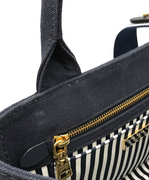 PRADA（プラダ）PRADA (プラダ) CANAPA 2WAYバッグ ネイビーの古着・服飾アイテム