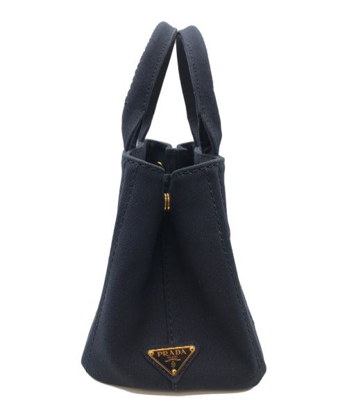 PRADA（プラダ）PRADA (プラダ) CANAPA 2WAYバッグ ネイビーの古着・服飾アイテム