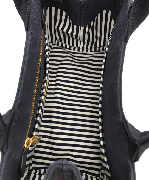 PRADA（プラダ）PRADA (プラダ) CANAPA 2WAYバッグ ネイビーの古着・服飾アイテム