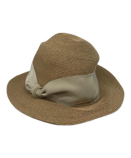 Athena NEW YORK（アシーナニューヨーク）Athena NEW YORK (アシーナニューヨーク) リボンブレードハット ナチュラルの古着・服飾アイテム