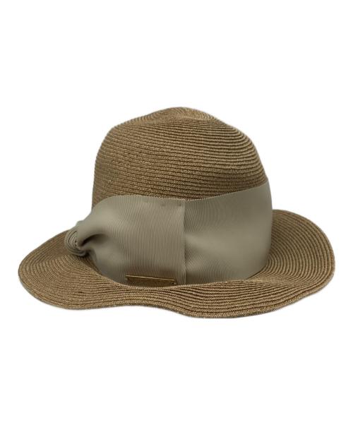 Athena NEW YORK（アシーナニューヨーク）Athena NEW YORK (アシーナニューヨーク) リボンブレードハット ナチュラルの古着・服飾アイテム