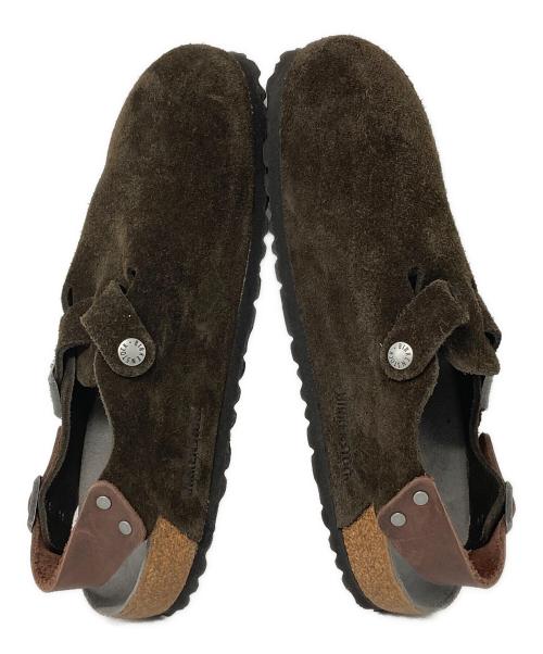 BIRKENSTOCK（ビルケンシュトック）BIRKENSTOCK (ビルケンシュトック) TOKIO スエードサボサンダル ブラウン サイズ:26.5cmの古着・服飾アイテム