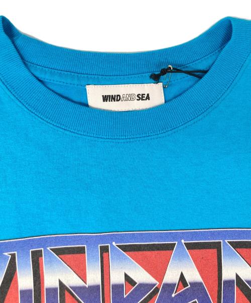 WIND AND SEA（ウィンダンシー）WIND AND SEA (ウィンダンシー) プリントTシャツ スカイブルー サイズ:XL 未使用品の古着・服飾アイテム
