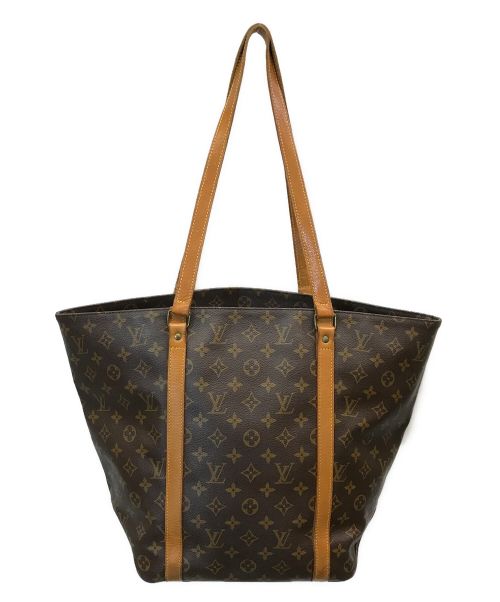 LOUIS VUITTON（ルイ ヴィトン）LOUIS VUITTON (ルイ ヴィトン) サックショッピング ショルダートートバッグ ブラウンの古着・服飾アイテム