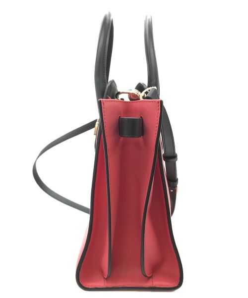 BVLGARI（ブルガリ）BVLGARI (ブルガリ) アルバ 2WAYバッグ ピンク×ブラックの古着・服飾アイテム