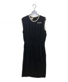 MARNI（マルニ）の古着「パイピングノースリーブワンピース」｜ブラック