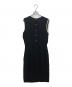 MARNI (マルニ) パイピングノースリーブワンピース ブラック サイズ:40：5000円