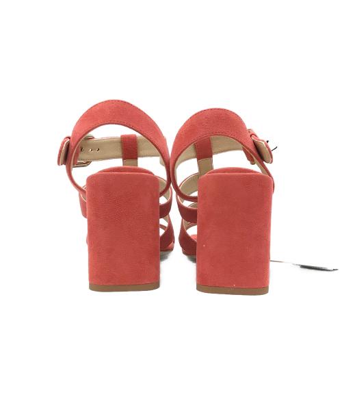FURLA（フルラ）FURLA (フルラ) グルカヒールサンダル レッド サイズ:38 1/2 未使用品の古着・服飾アイテム