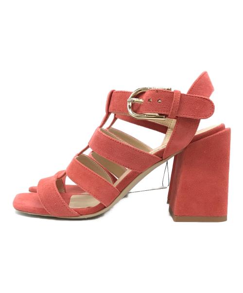 FURLA（フルラ）FURLA (フルラ) グルカヒールサンダル レッド サイズ:38 1/2 未使用品の古着・服飾アイテム