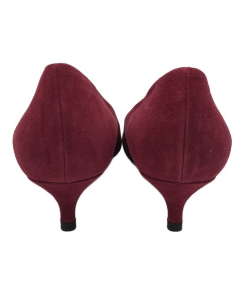 FURLA（フルラ）FURLA (フルラ) スエードヒールパンプス ワインレッド サイズ:38 未使用品の古着・服飾アイテム