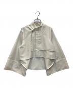 UNITED TOKYOユナイテッドトーキョー）の古着「ディフォーメーションスリーブブラウス」｜アイボリー